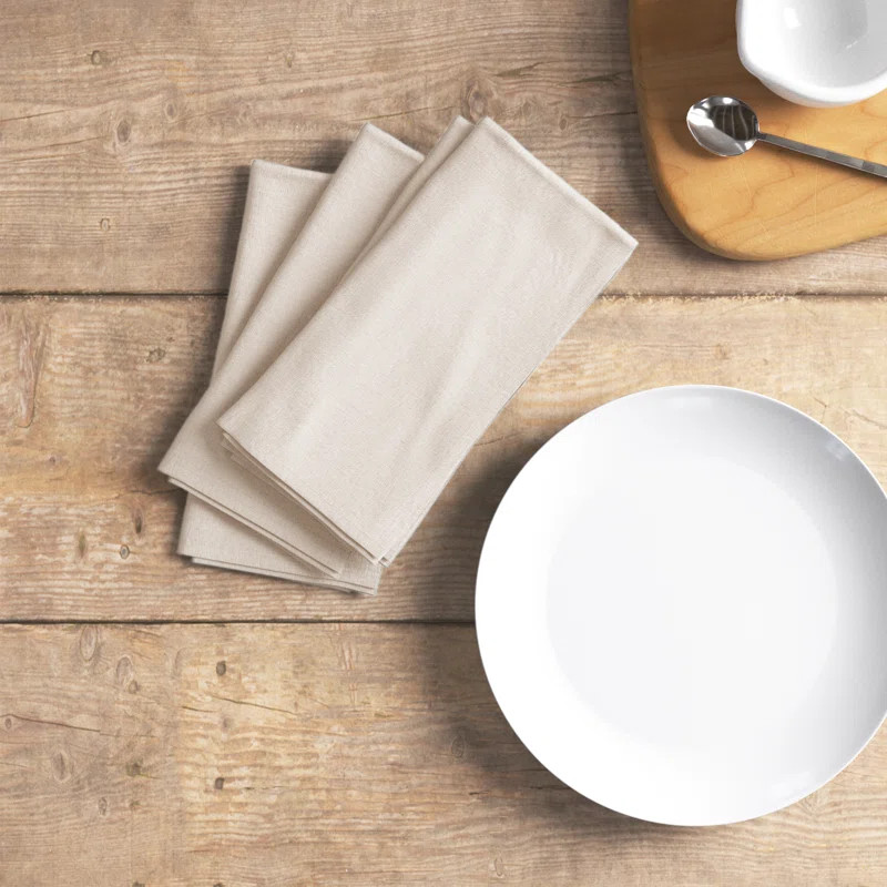 Alvia Linen Square Napkin | Wayfair North America