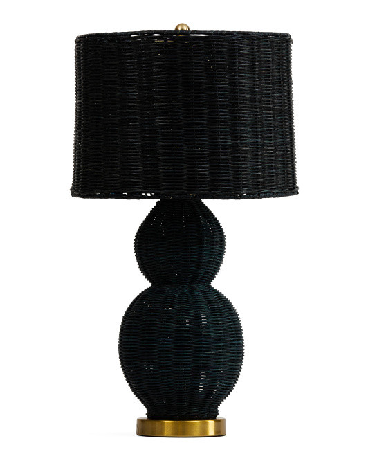 26in Rattan Table Lamp | TJ Maxx