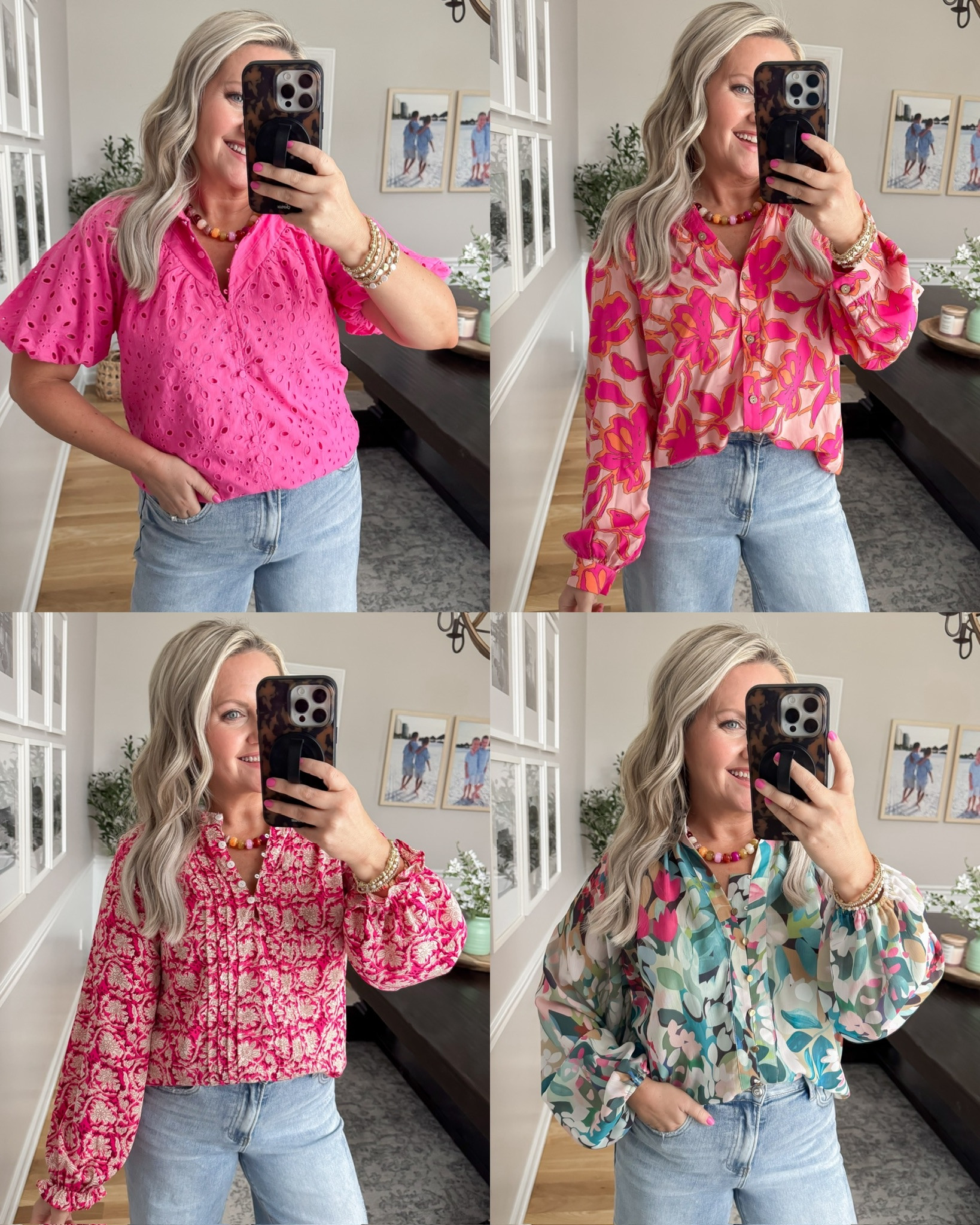 These feminine floral tops from Amazon are perfect for spring. The pretty pinks and greens make them so easy to style for brunch, church, shopping, or a fun day out while adding a fresh seasonal touch to your wardrobe.

spring tops amazon fashion amazon spring tops floral spring tops feminine spring style pink floral tops green floral tops spring outfit ideas brunch outfit ideas amazon fashion finds lovelylifestyling

#LTKgrwm #LTKSeasonal #LTKootd