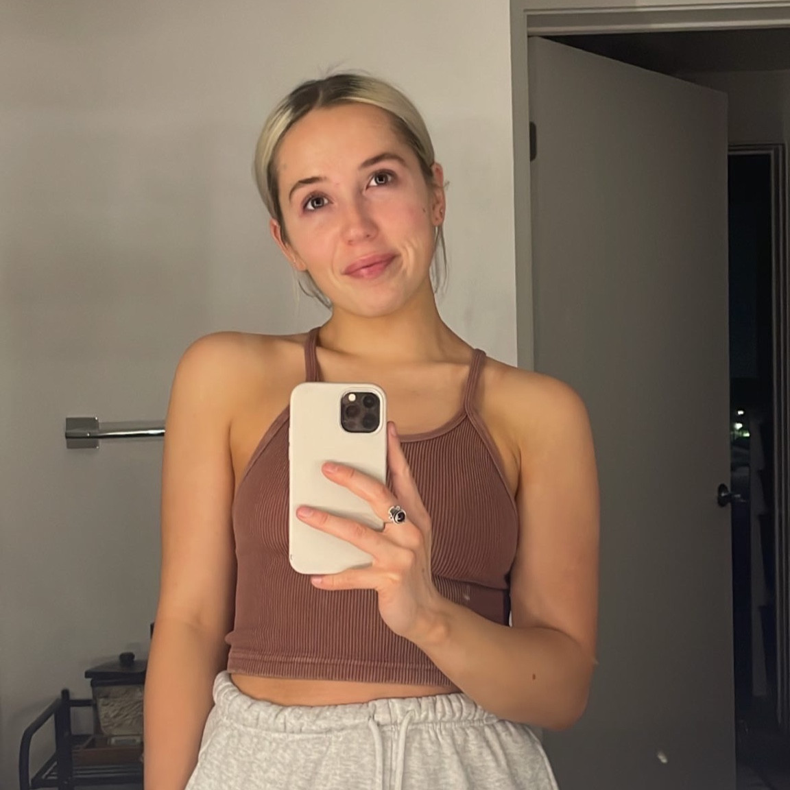 one of my favorite tanks i own! so stretchy, very soft & comfortable  