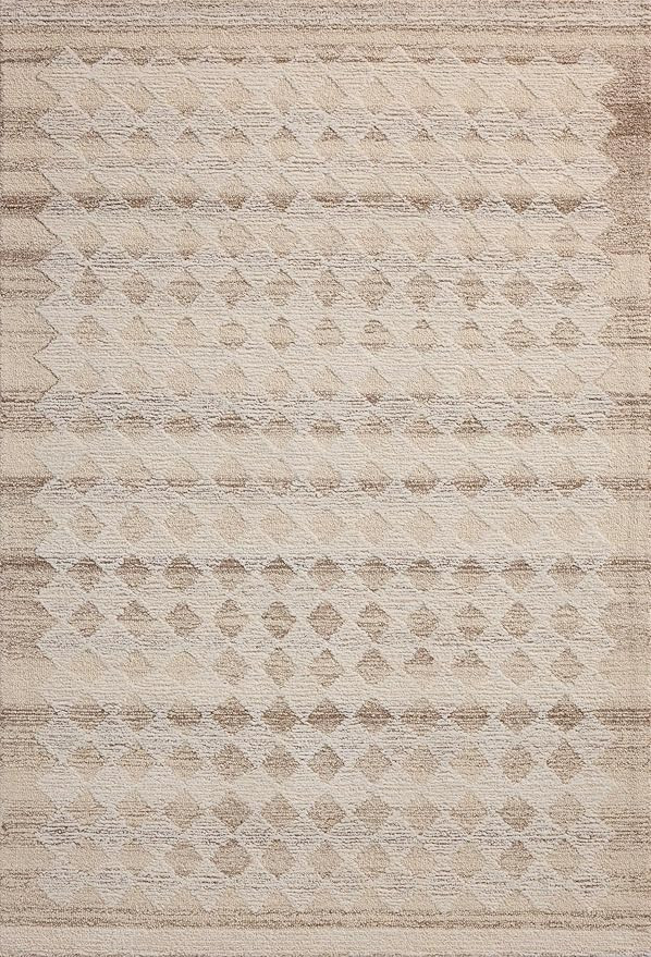 Loloi Magnolia Home by Joanna Gaines x Rae Natural/Ivory 5'-0" x 7'-6" Area Rug | Amazon (US)