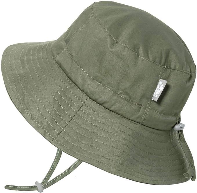 JAN & JUL 50+ UPF Adjustable Cotton Sun-Hats for Baby Toddler Kids | Amazon (US)