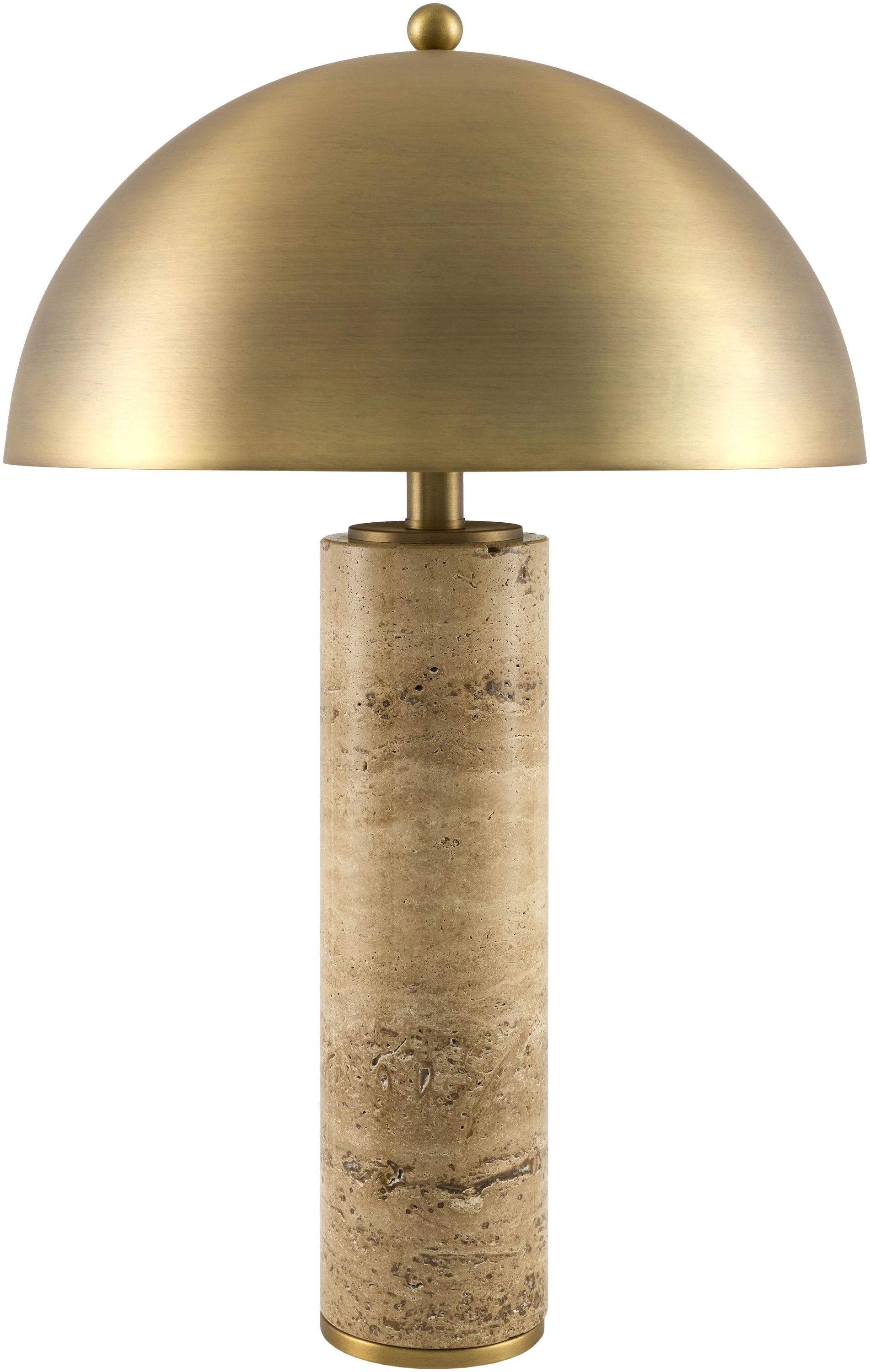 Livabliss Becki Owens Terrosa 35-in Metallic - Brass/Yellow Standard Floor Lamp with Metal Shade one_size | BPTR-001 | Lowe's