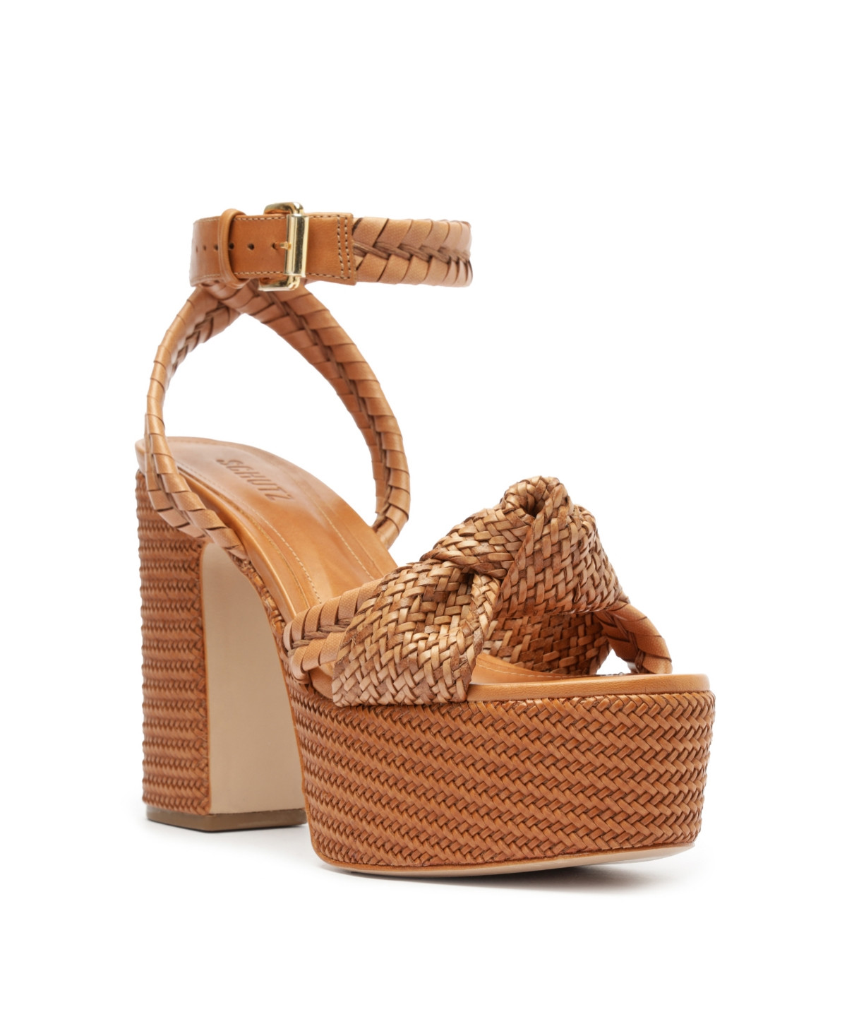 Schutz Women's Khari Platform Dress Sandals - Brown | Macy's