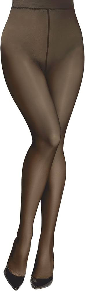 Women Sheer Warm Pantyhose Fake Translucent Fleece Winter Tights | Amazon (US)
