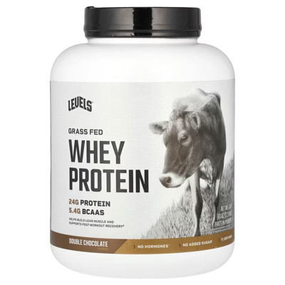 Levels Grass Fed Whey Protein Powder, Double Chocolate, 5 lbs (2.27 kg) | Target