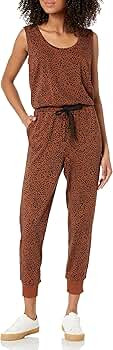 Amazon Essentials Women's Studio Terry Fleece Jumpsuit | Amazon (US)