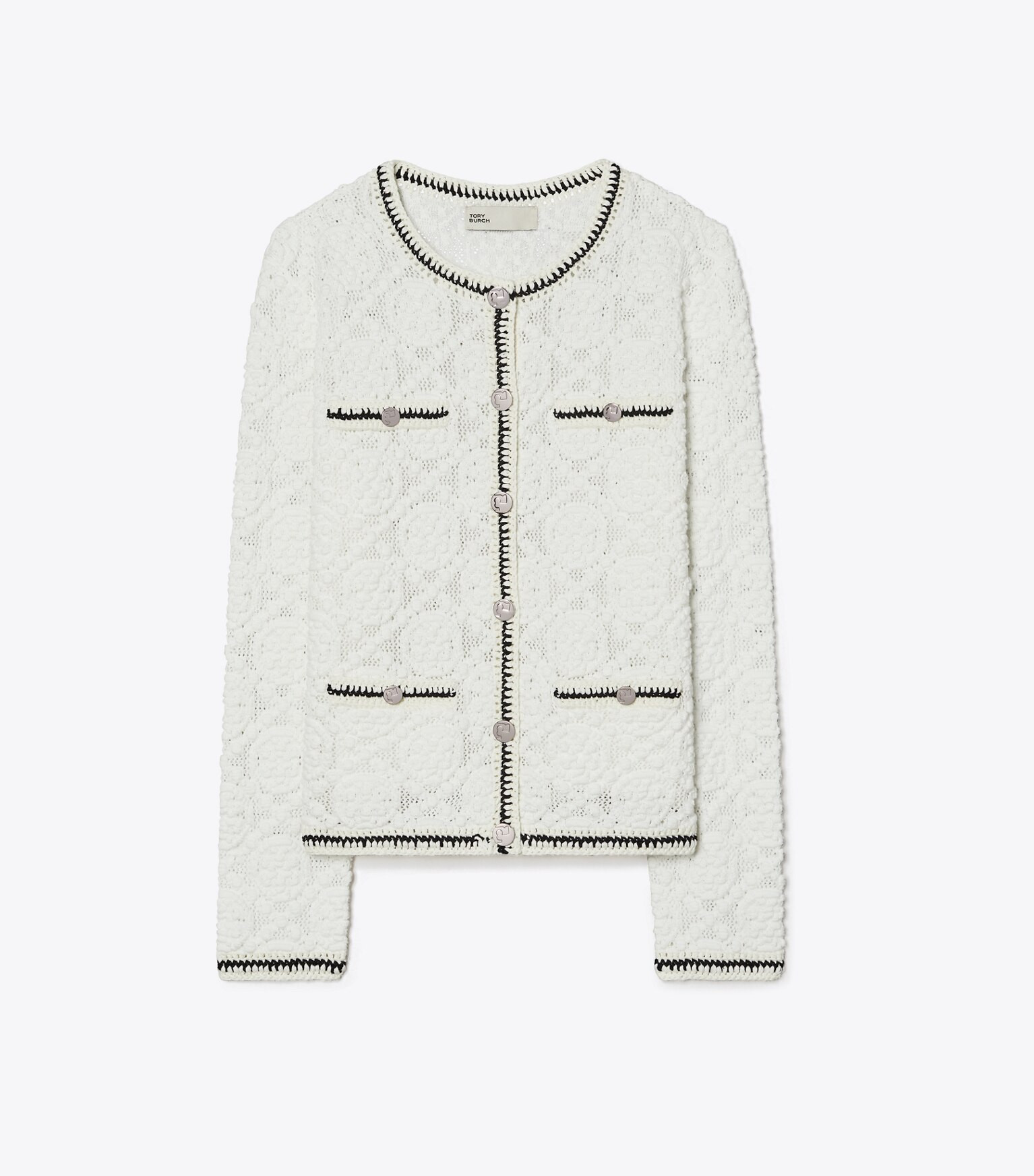 KENDRA LOGO LACE CARDIGAN | Tory Burch (US)