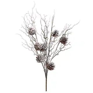 Snowy Pinecone Branch Bush by Ashland® | Michaels | Michaels Stores