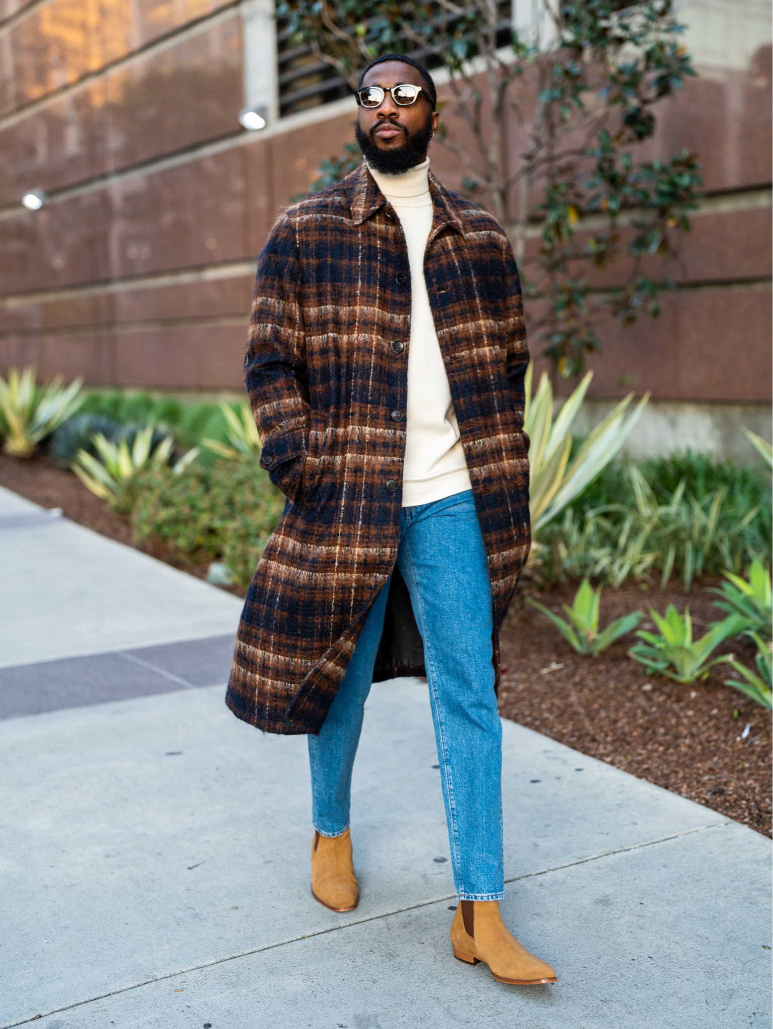 Elavated casual overcoat look with a long overcoat for the winter time. Links to all exact pieces and substitutes down below ⬇️.

#LTKmens