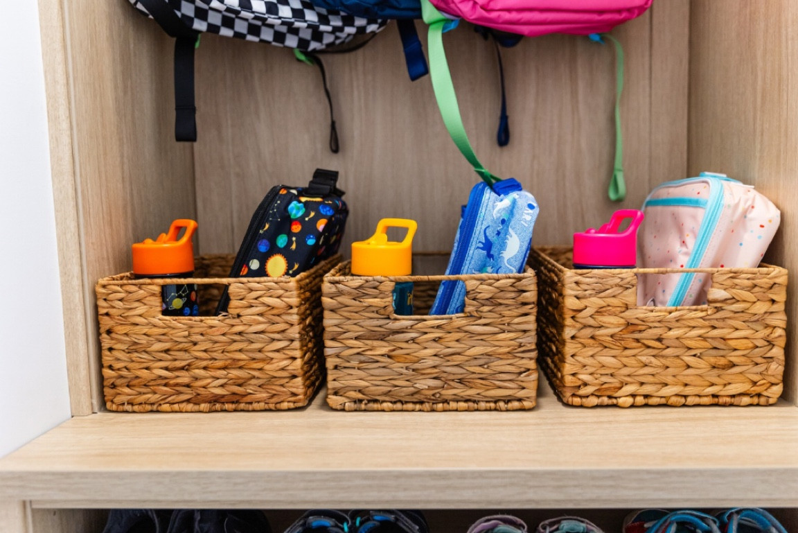 Mudroom organization and storage locker for backpacks.

#LTKFindsUnder50 #LTKHome #LTKFamily