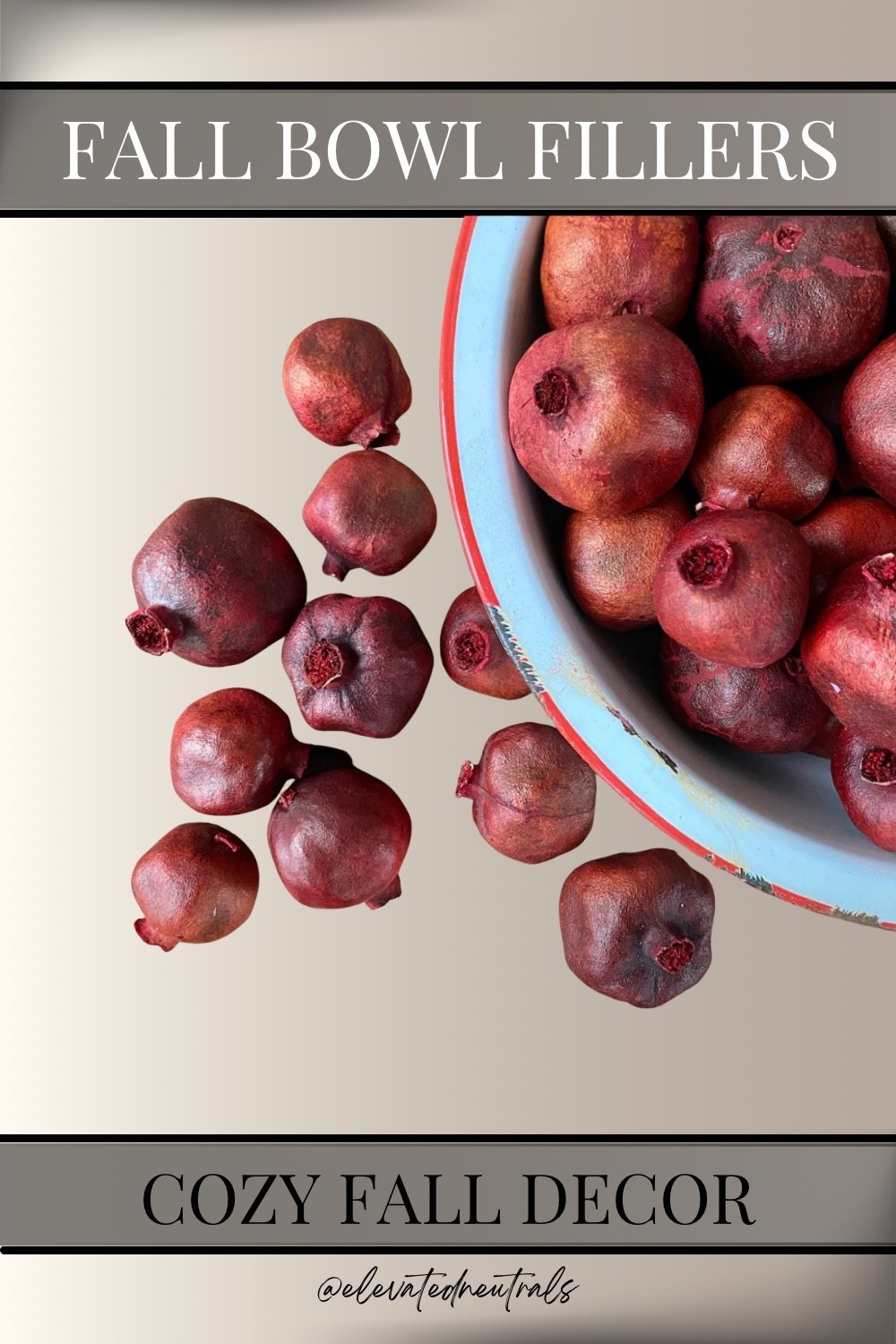 Fall Bowl Filler

Primitive Decorative Objects | Rustic Fall Decor | Mini Pumpkins | Dried Oranges | Dried Pomegranates | Acorn | Sweet Gum Balls

#LTKHome #LTKSeasonal