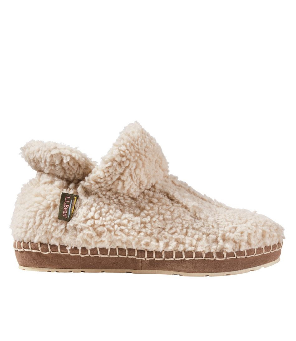 Women's Cozy Slipper Booties, Pile Fleece | L.L. Bean