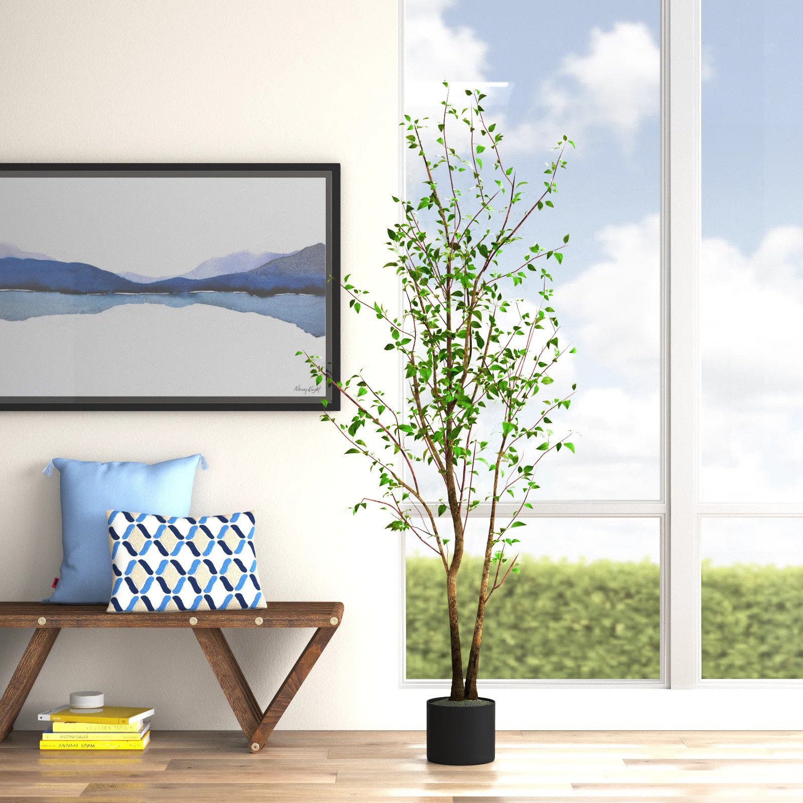 Artificial Potted Baby Leaf Tree | Wayfair North America