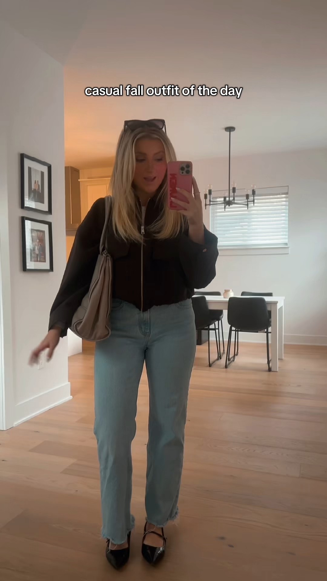 casual fall outfit of the day, espresso brown, denim, Abercrombie denim, fall jacket 

#LTKSeasonal #LTKFindsUnder100 #LTKStyleTip