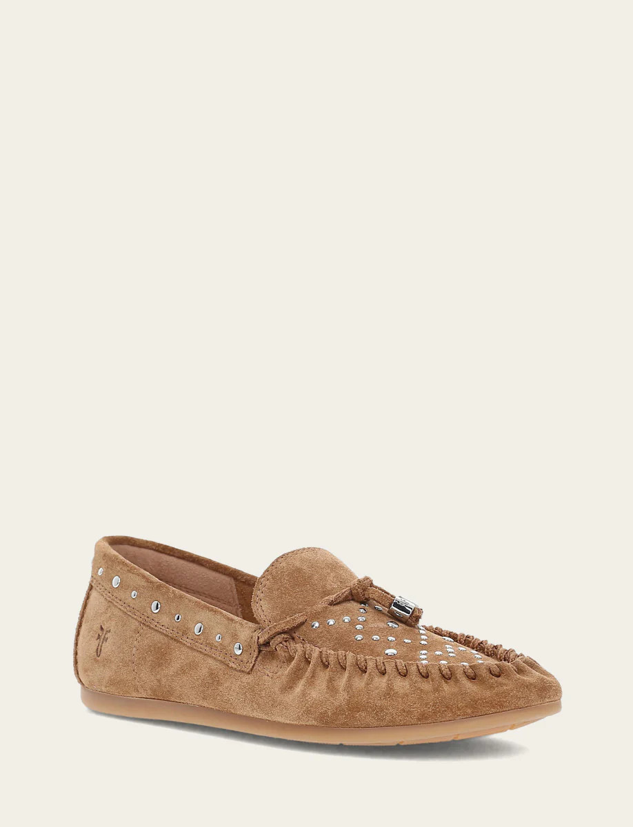 Women's Almond Naya Stud Moc Loafers | The Frye Company | FRYE