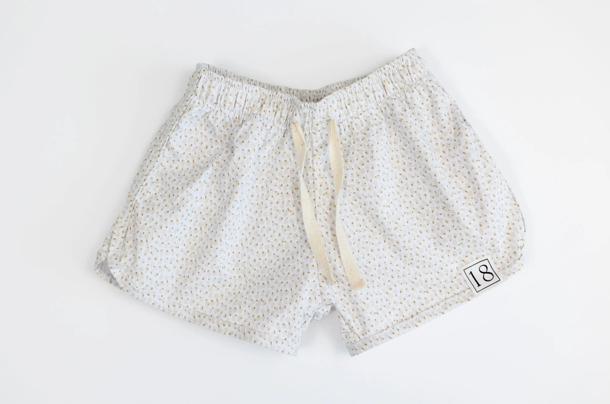 The Beau Swim Trunk | White Sand | 18 Summers