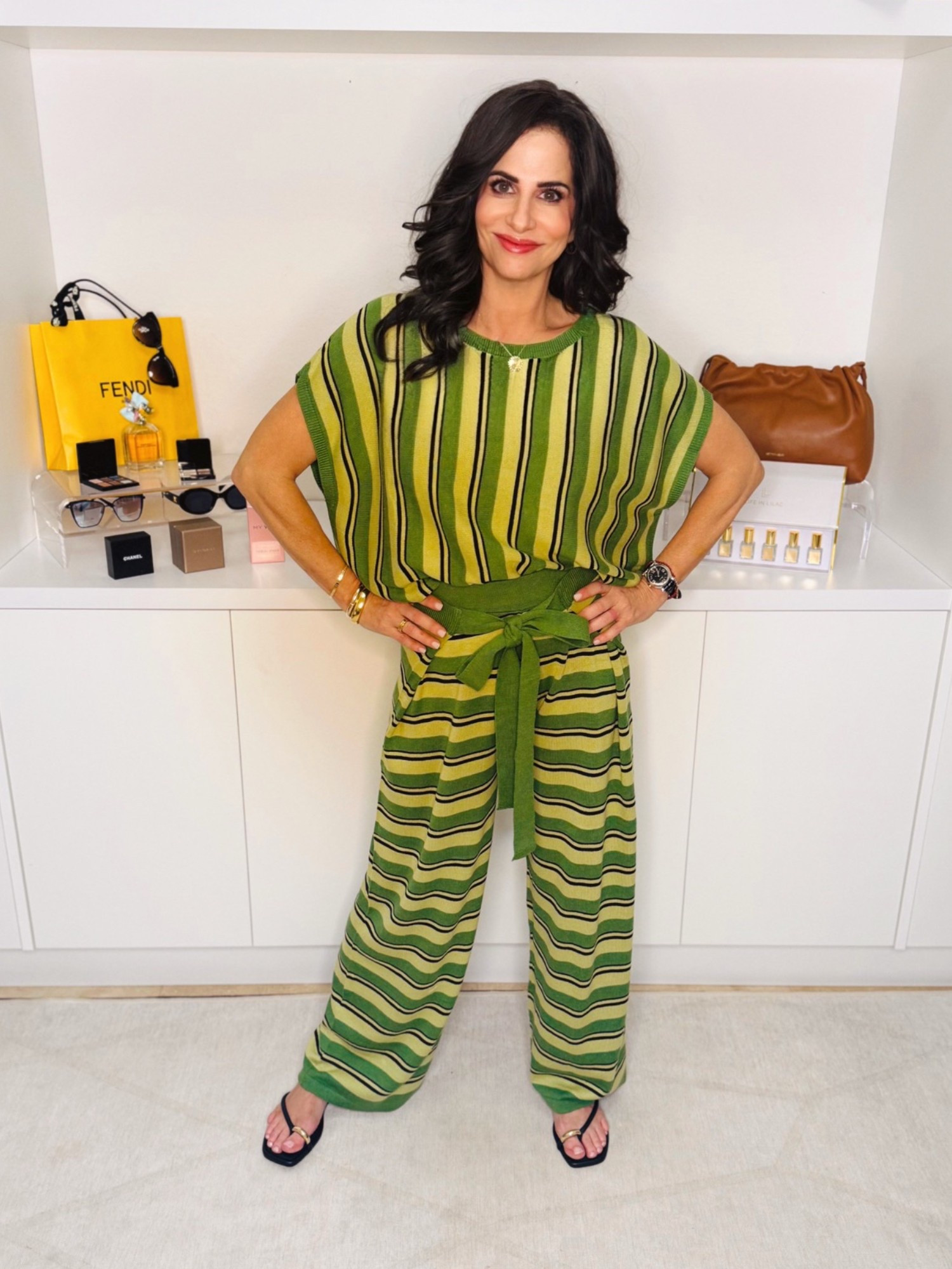 Such a nice knit 2 piece set. Sold together . Reminds me of a designer brand. Wearing a sm 

#LTKSeasonal #LTKOver40 #LTKStyleTip