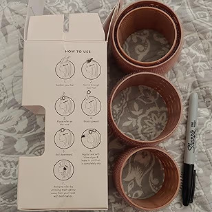 Kitsch Ceramic Thermal Hair Rollers for Women – Self Grip Hair Curlers for Heatless Curls Overn... | Amazon (US)