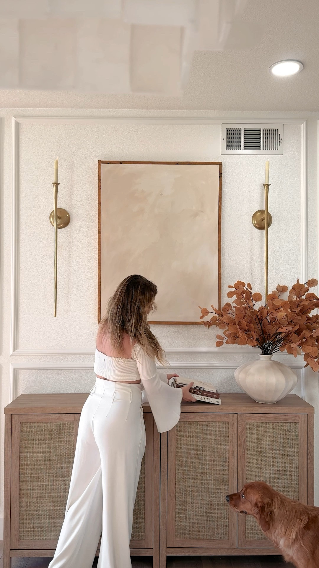 Entryway update | EP 1 🫶🏻

Since this room is the first thing you see when you walk into our home, it desperately needed some personality! I added some character with picture frame molding & a fresh coat of paint.

Furniture can make or break your space - which is why it’s taken me so long to choose a console table. It’s surprisingly hard to find the right wood tone, but these @sicotas buffet cabinets are the perfect shade - not too yellow, orange, or red! They’re truly the perfect neutral wood tone. They were so easy to put together and I love how much storage these bring to our entry way! They also include brass handles, but I prefer the clean, handle-free look. 

Linking my cabinets & favorite decor 🤍
.
.
.
#sicotas #ad #amazonfind #amazonhome #homedesign #cozyhome #buffetcabinet #diningroomideas #diningroomfurniture #diningroominspo #entrywayinspo #affordablehomefinds #boujeeonabudget #affordablehomedecor #founditonamazon #console #consoletable

#LTKSeasonal #LTKStyleTip #LTKHome