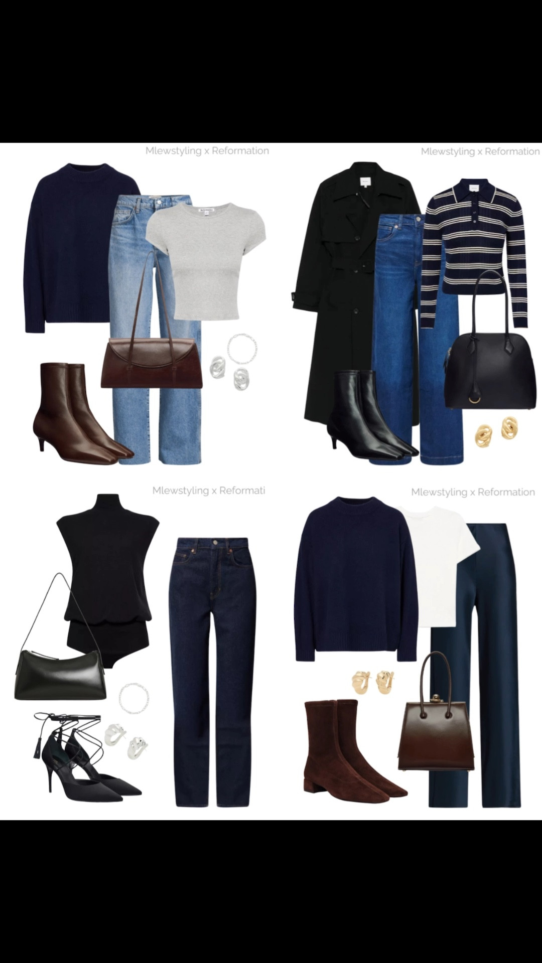 Winter to spring outfit ideas with @reformation 💙

#Ad

#LTKootd #LTKSeasonal #LTKWorkwear