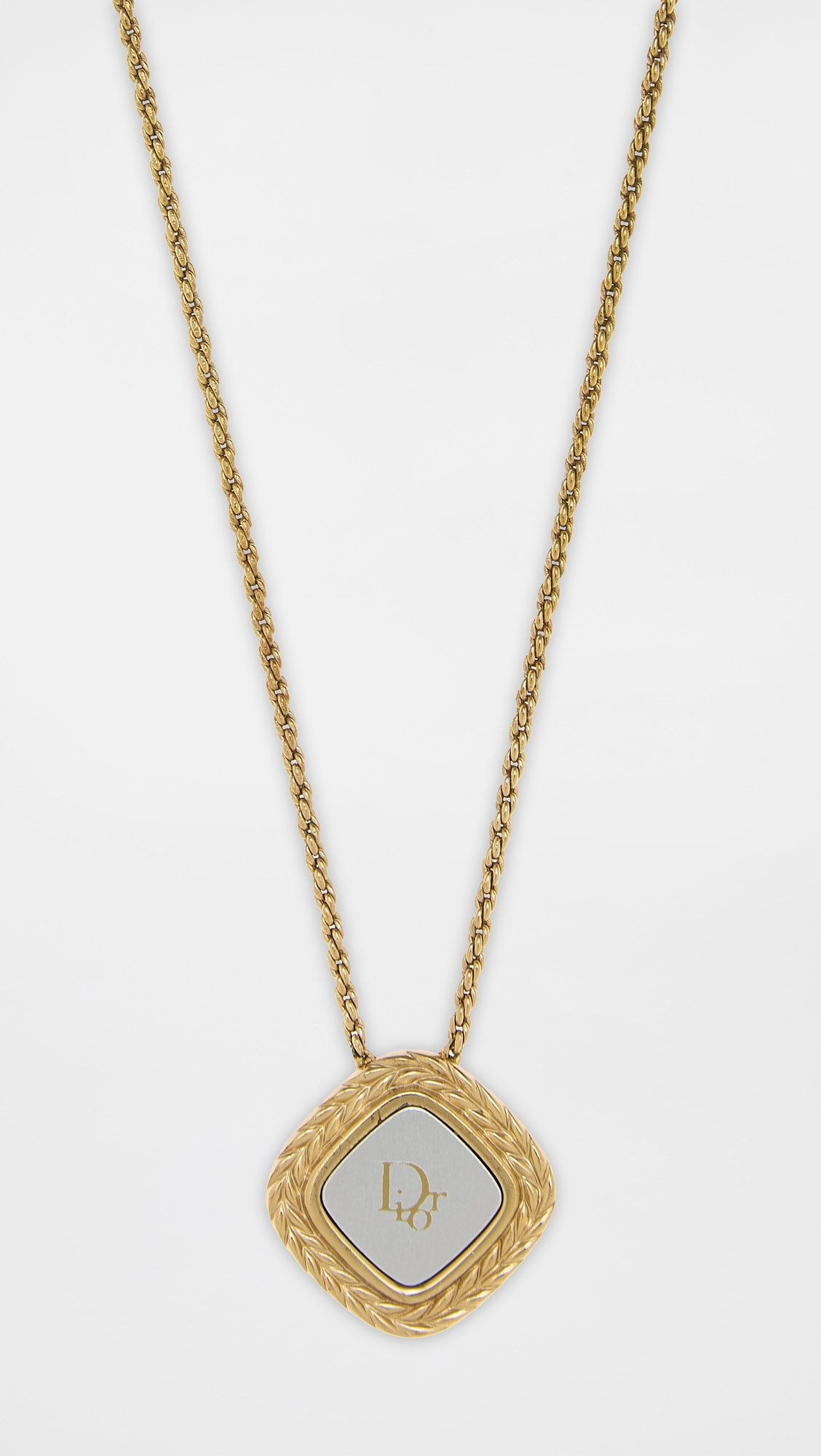 Dior Silver Gold Necklace | Shopbop