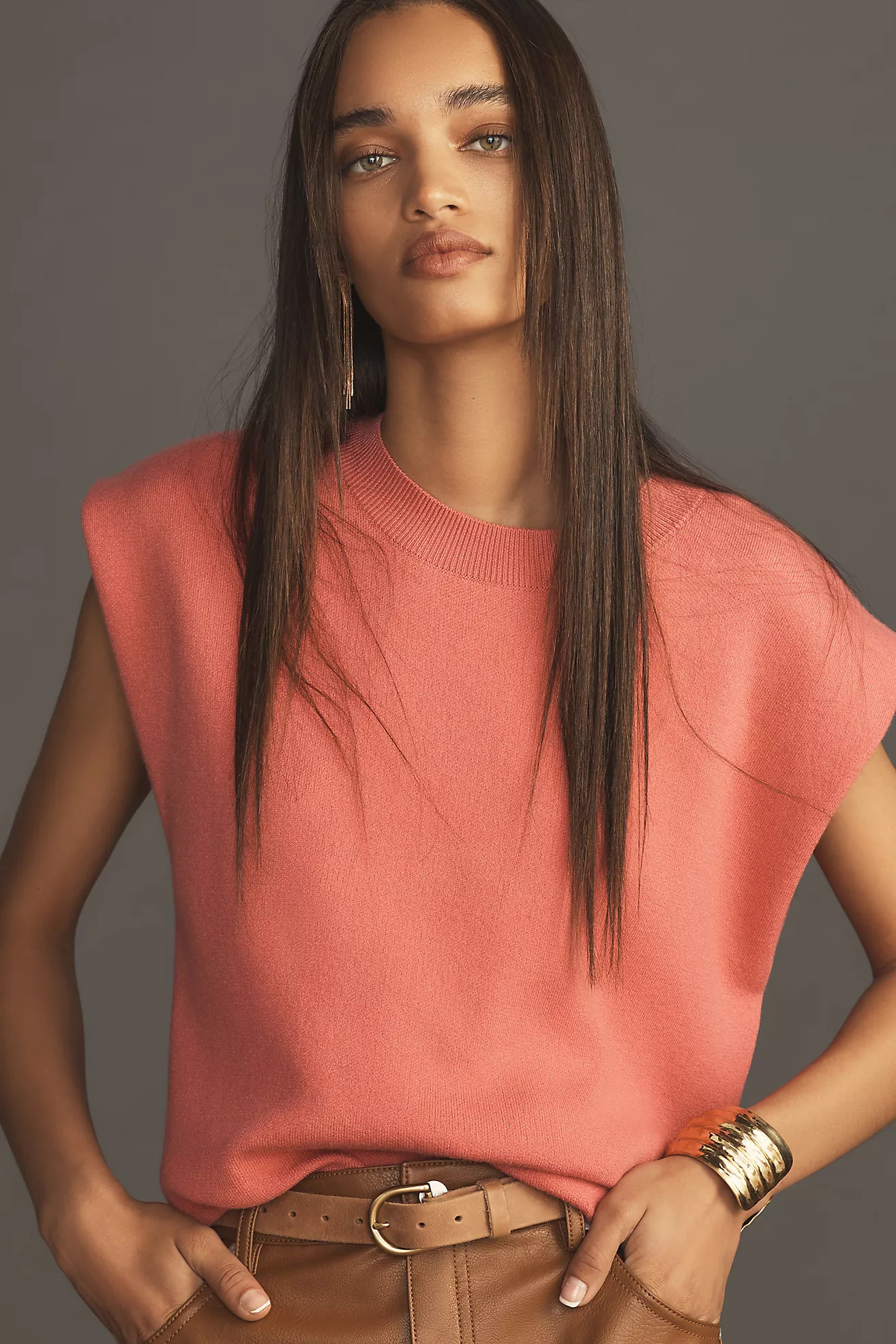 Maeve Muscle Sweater Tank | Anthropologie (US)