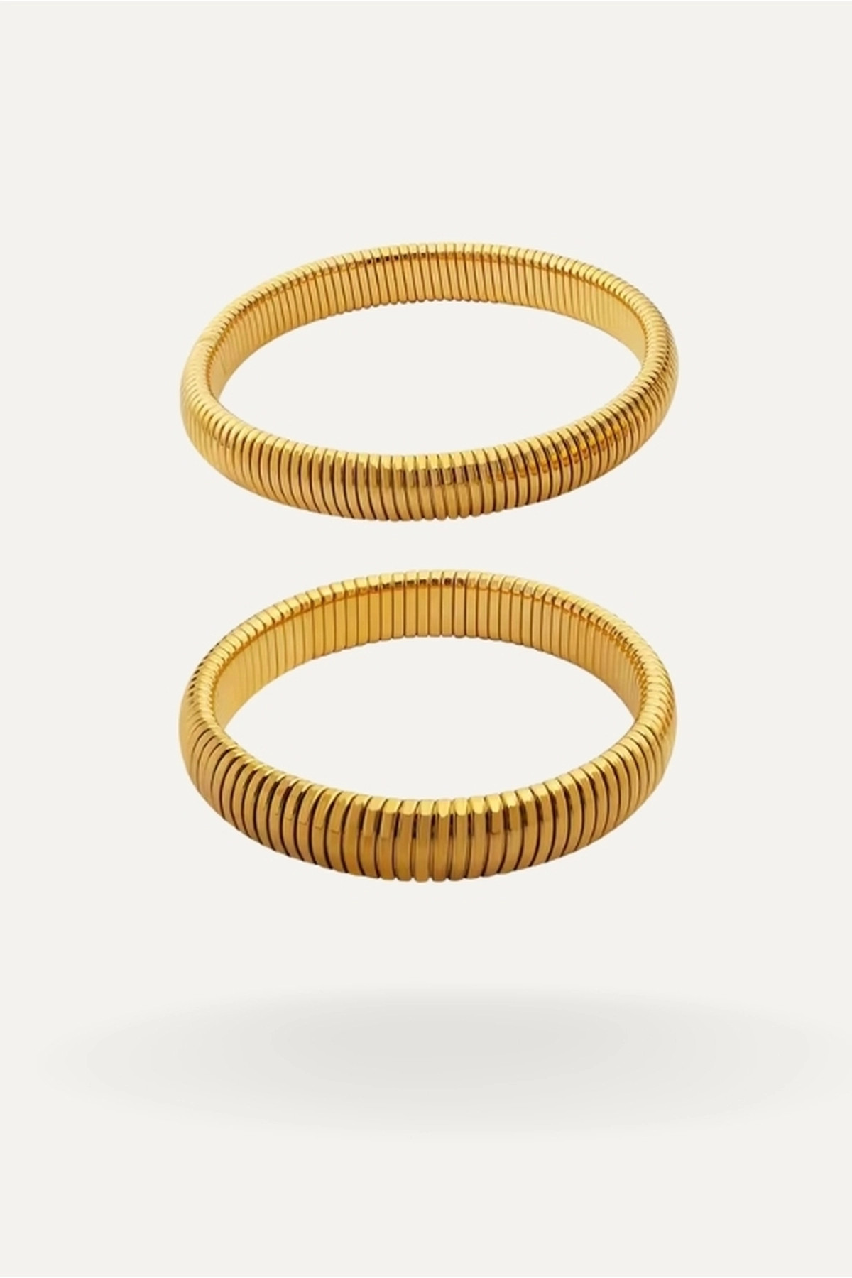 Aria Gold Set Bangles (2-1) | The Mile