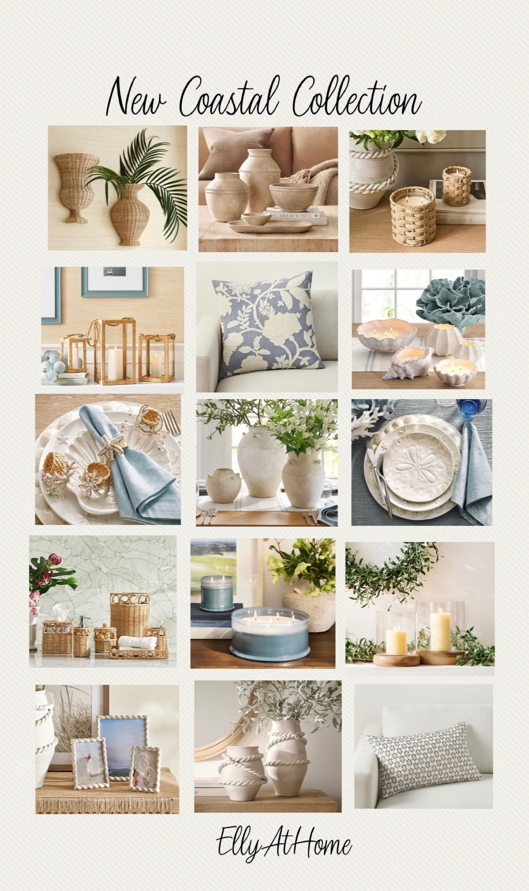 New coastal collection at Pottery Barn! Shop new decor, furniture, dining room pieces, vases, candles, kitchen entertaining accessories. 

#LTKHome #LTKdayinmylife