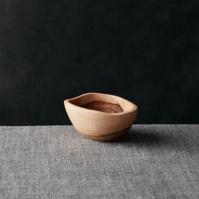 Olivewood 4.72"x3.5" Nibble Snack Bowl + Reviews | Crate & Barrel | Crate & Barrel