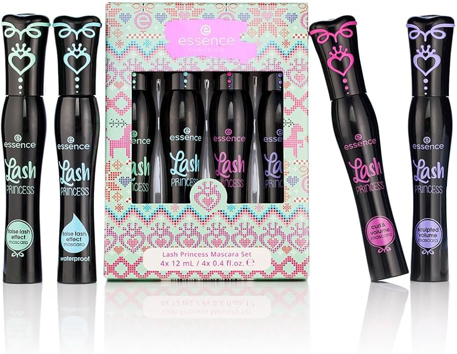 essence | Lash Princess Mascara Set | 4 Vegan & Cruelty-Free Mascaras | False Lash Effect, Waterp... | Amazon (US)
