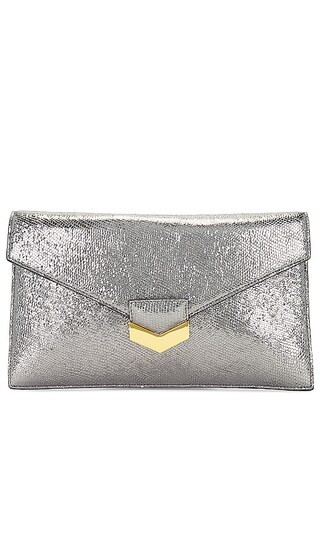 London Clutch in Silver Metallic | Revolve Clothing (Global)