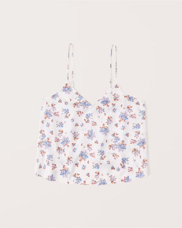 Women's Satin Sleep Cami | Women's Intimates & Sleepwear | Abercrombie.com | Abercrombie & Fitch (US)