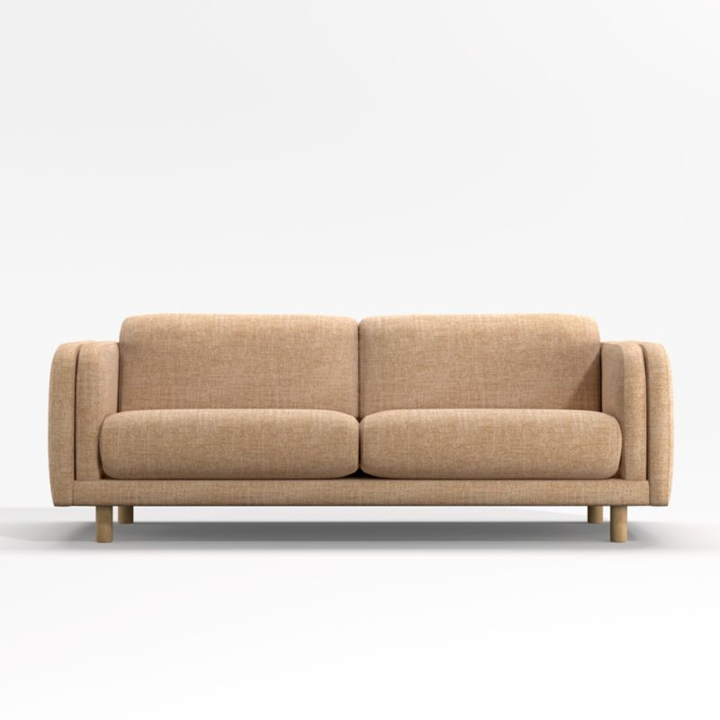 Pershing Curved-Arm 79" Sofa + Reviews | Crate & Barrel | Crate & Barrel