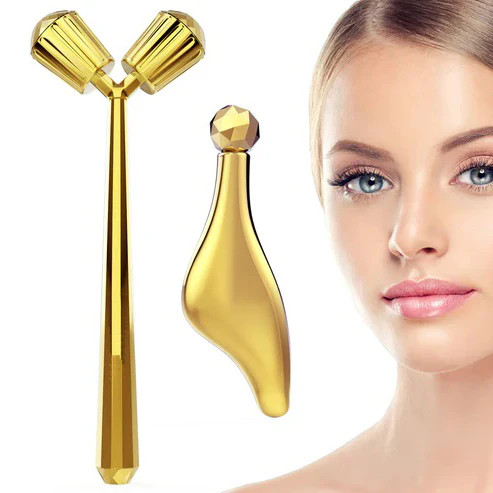Face Massager Roller, 3D Roller Facial Massager and Gua Sha Massage Ro | Yeamon Beauty