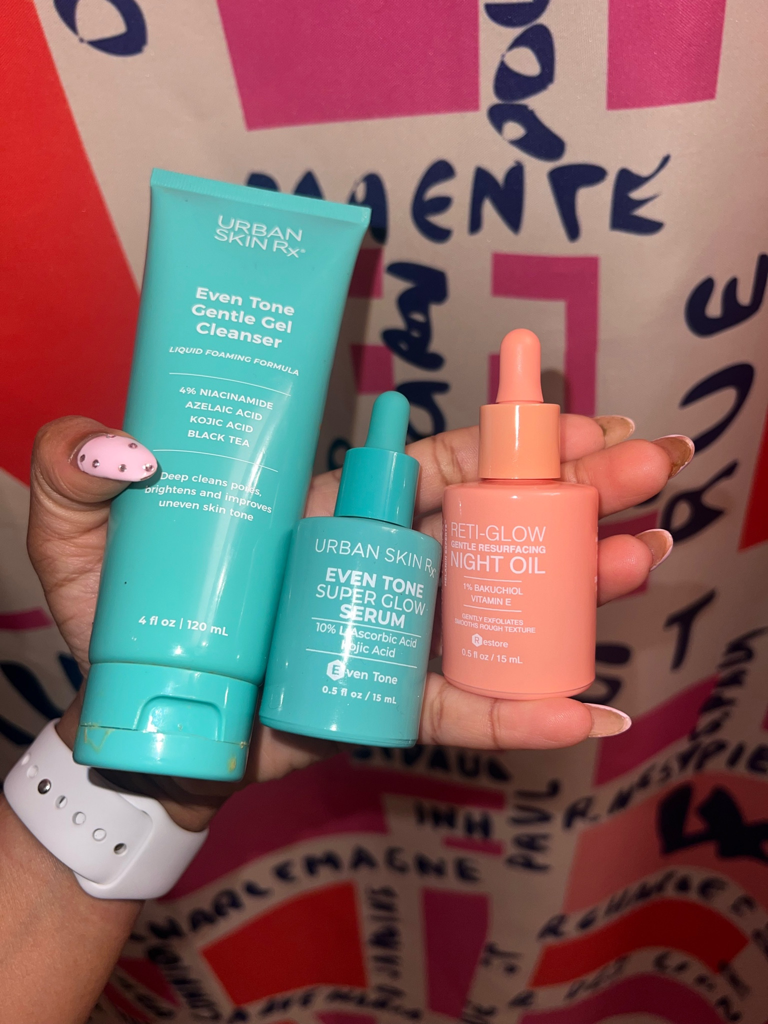 How to fade those dark marks! Pt. 1
If you have melanated skin, Urban Skin RX is the best thing smoking for hyperpigmentation. 

Here’s the products I’m currently using but I probably own their entire line! Everything is amazing.

#skincare #darkmarks 

#LTKbeauty