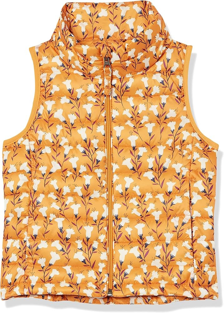 Amazon Essentials Girls and Toddlers' Lightweight Water-Resistant Packable Puffer Vest | Amazon (US)