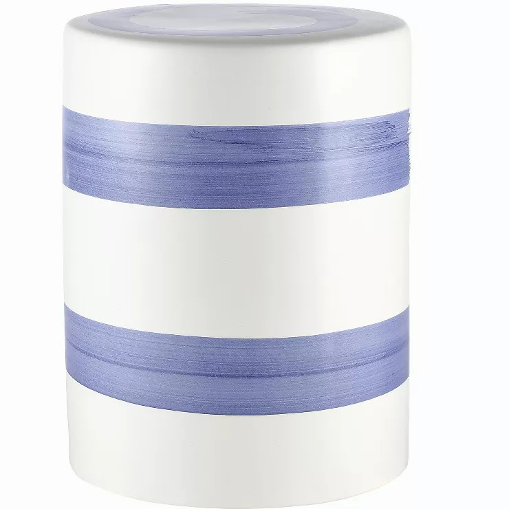 Hael Garden Stool - Blue/White -  Safavieh | Target