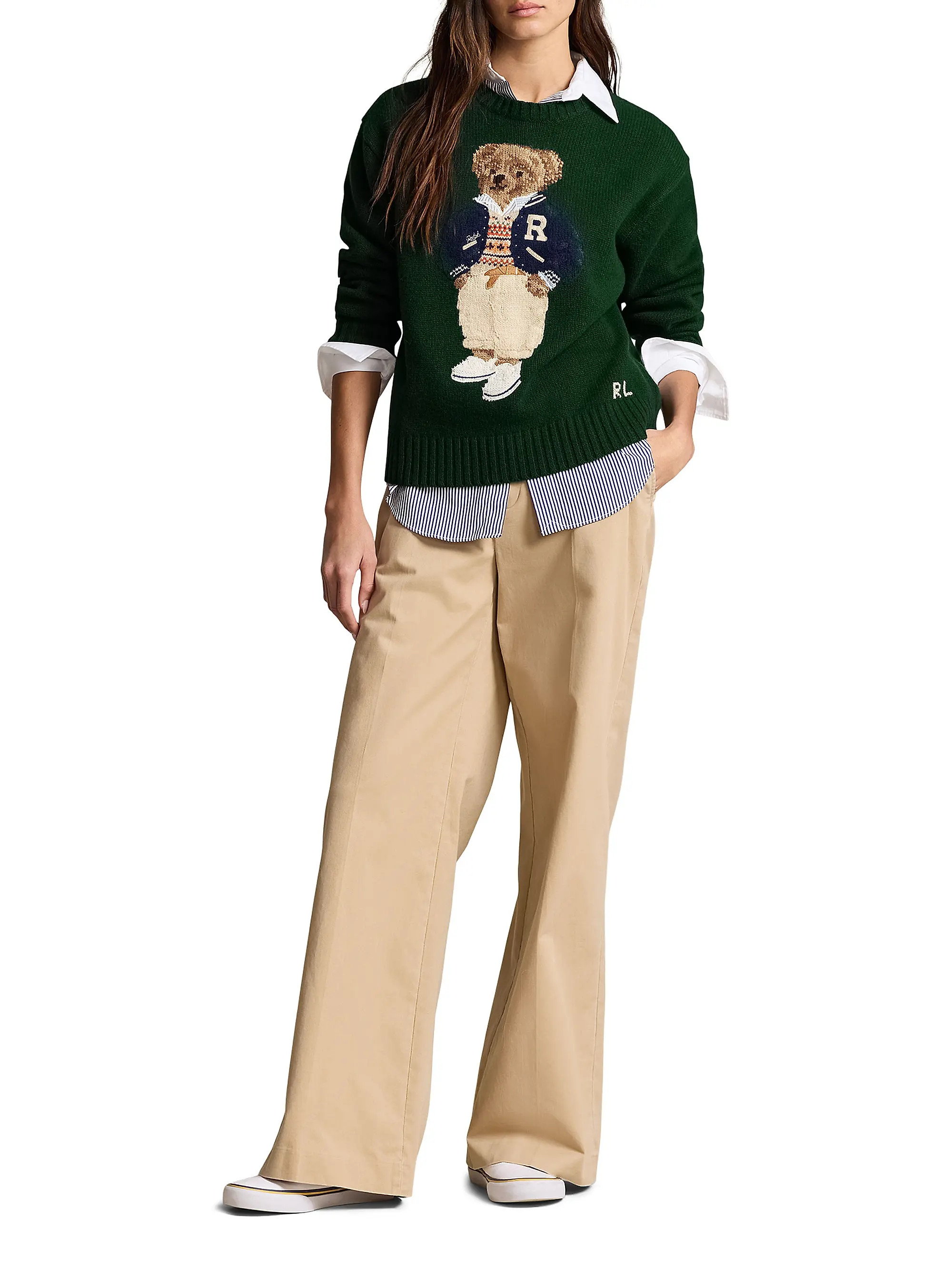 Polo Bear Wool-Cashmere Sweater | Saks Fifth Avenue