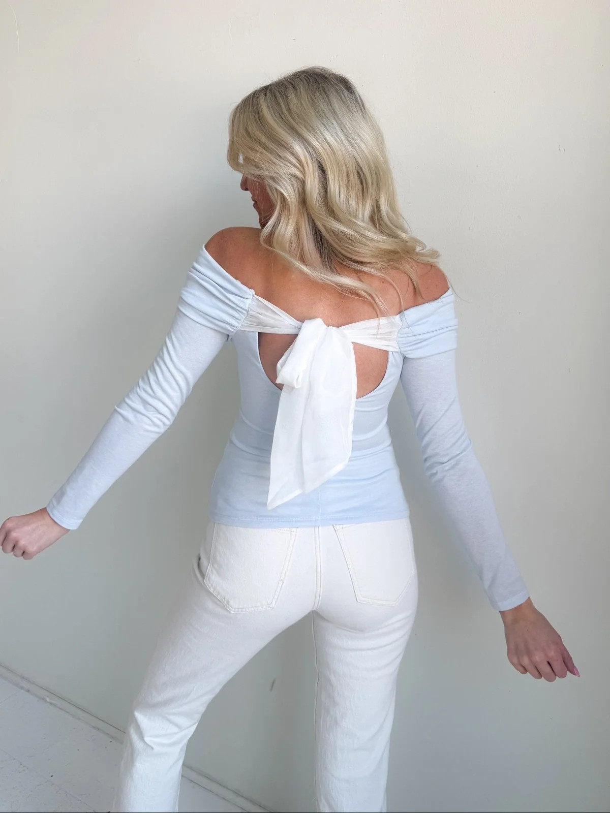 The Eloise Bow-Back Top | Ardire Collection