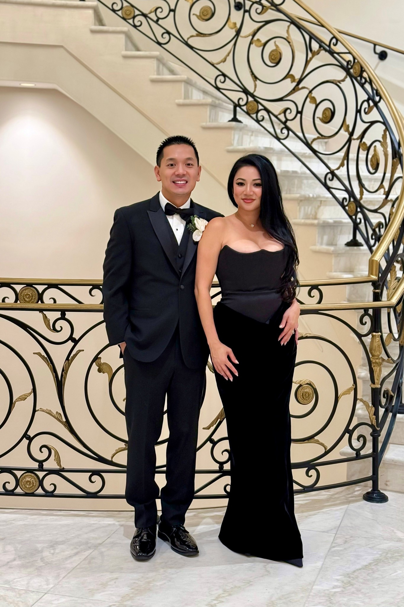 House of CB Persephone Dress // A sultry black maxi dress that’s destined to be your go-to for unforgettable evenings. With its daring peaked neckline, this corseted bodice is designed to accentuate your figure and exude confidence.

The lush velvet skirt flows gracefully, draping across your hips like a gentle whisper, creating a silhouette that’s as captivating as it is enchanting. Falling to a puddle length on the floor, it trails behind you with a luxurious flair that commands attention with every step

#LTKStyleTip #LTKWedding #LTKHoliday