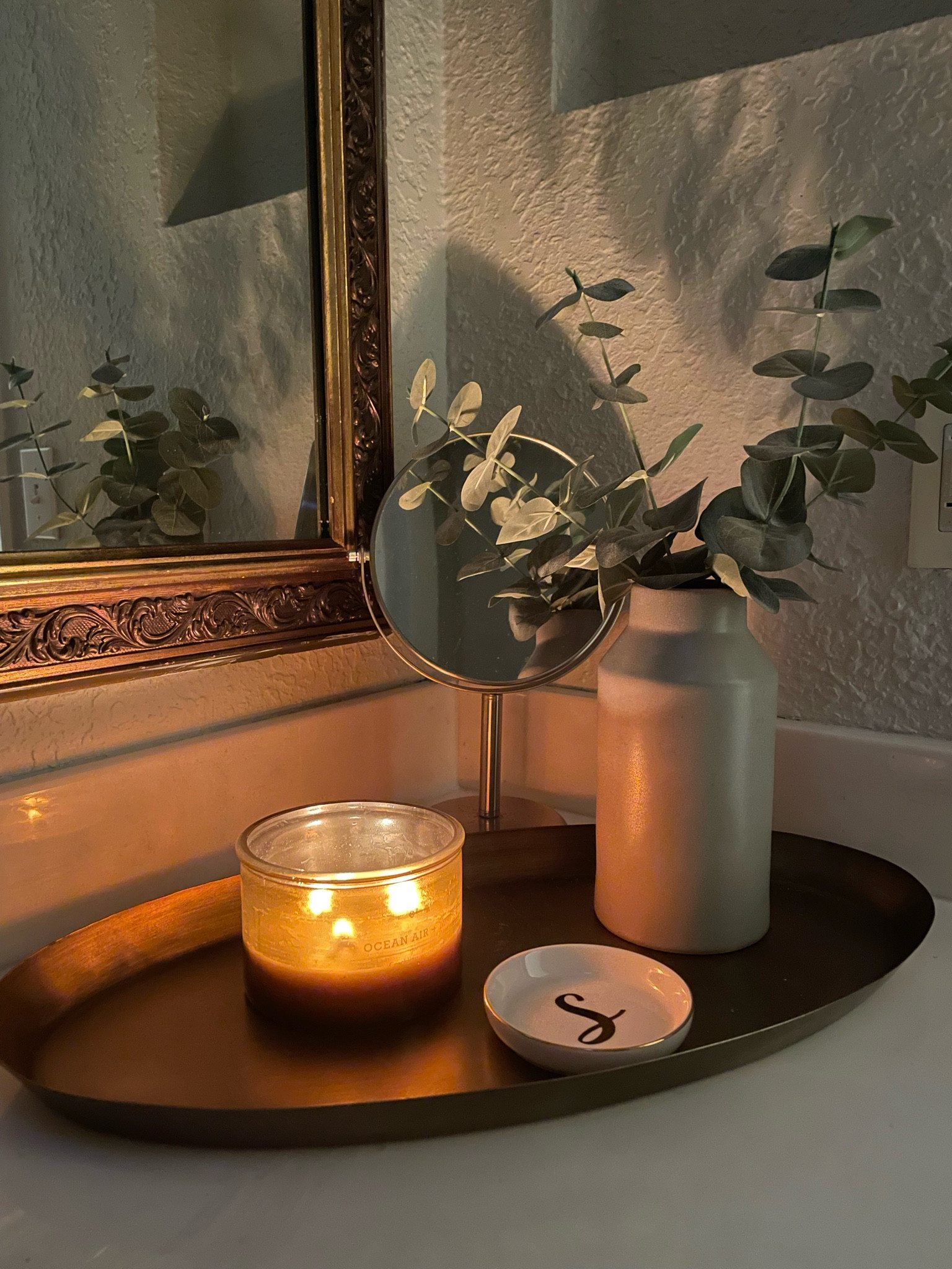 House vibe = peaceful #guestbathroom 

#LTKhome #LTKSeasonal