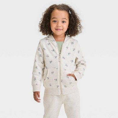 Toddler Girls' Fleece Zip-Up Sweatshirt - Cat & Jack™ | Target