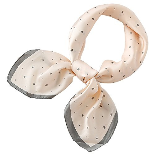 Women's Silk and Viscose Soft Novel Large Square Scarves Set Head Neck Fashionable Multiuse Solid Co | Amazon (US)