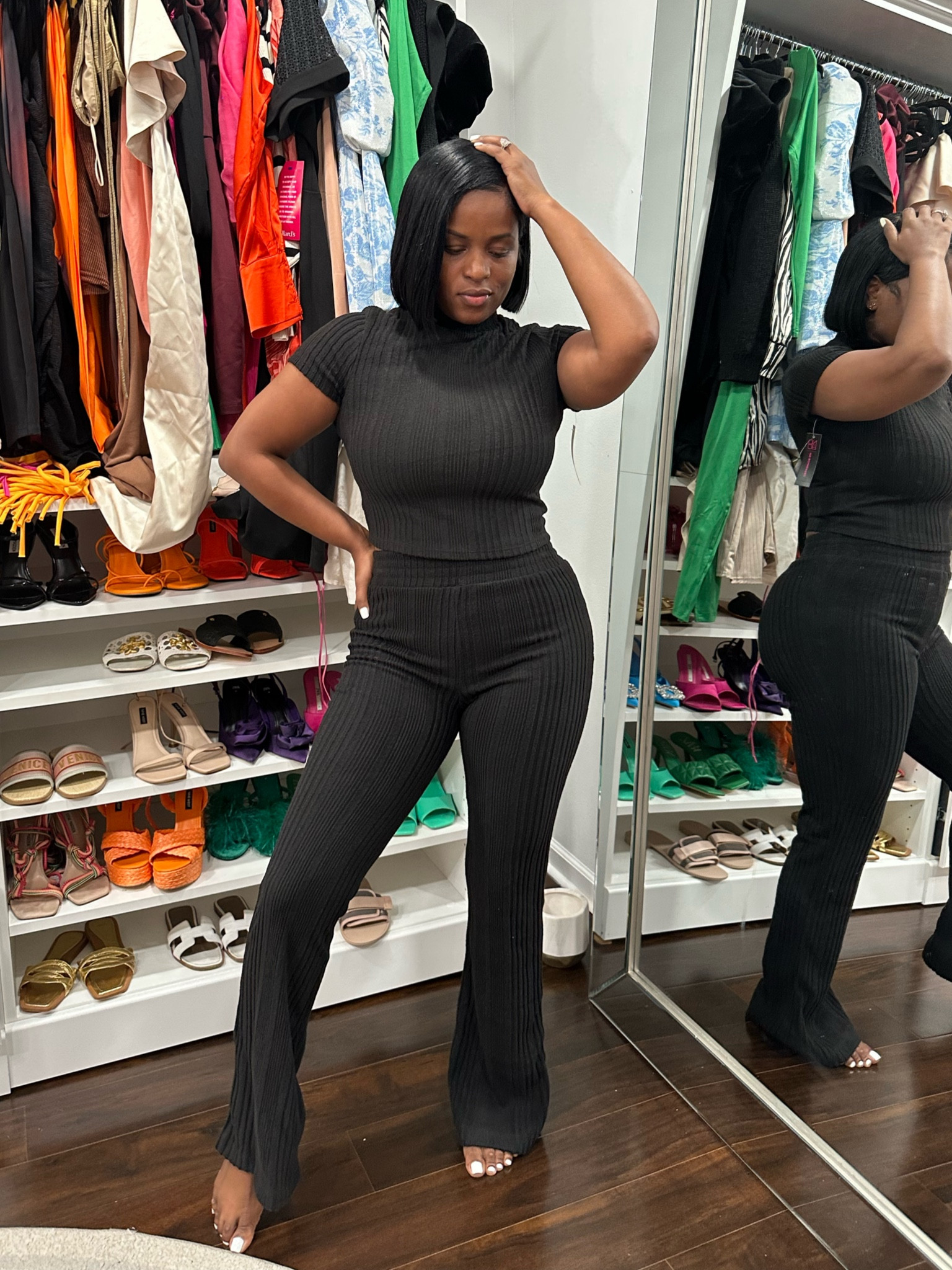 This Walmart Set is so cute & comfy 
Wearing a medium 

#LTKfindsunder50