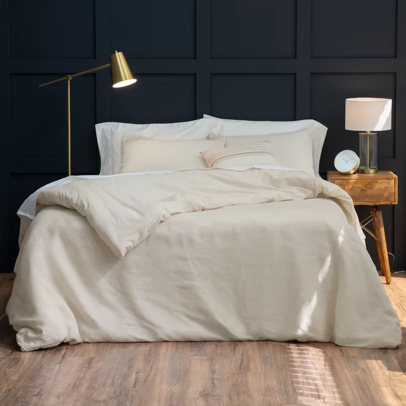 Cogbill Linen Modern & Contemporary 3 Piece Duvet Cover Set | Wayfair North America