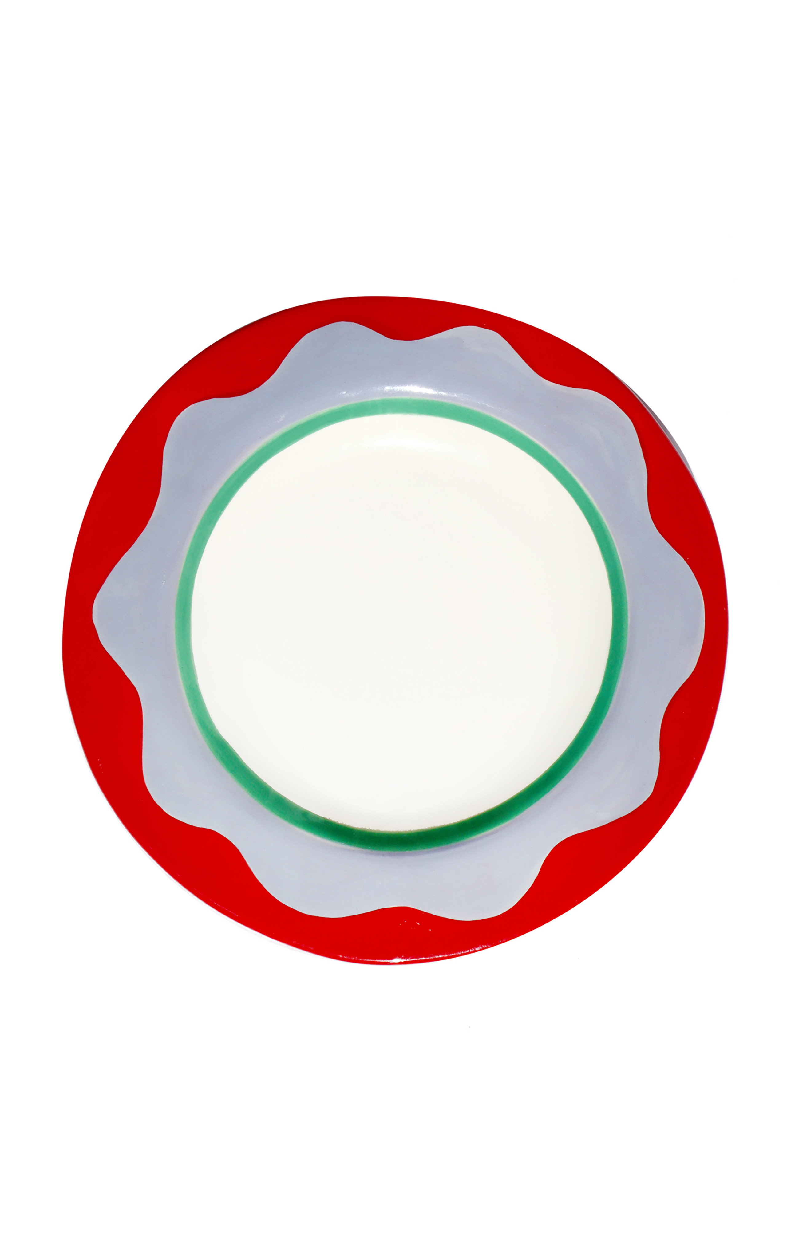 Wavy Red Dessert Plate | Moda Operandi (Global)