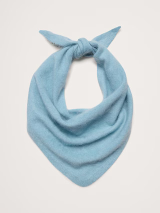 Brushed Wool-Cashmere Triangle Scarf | Banana Republic (US)