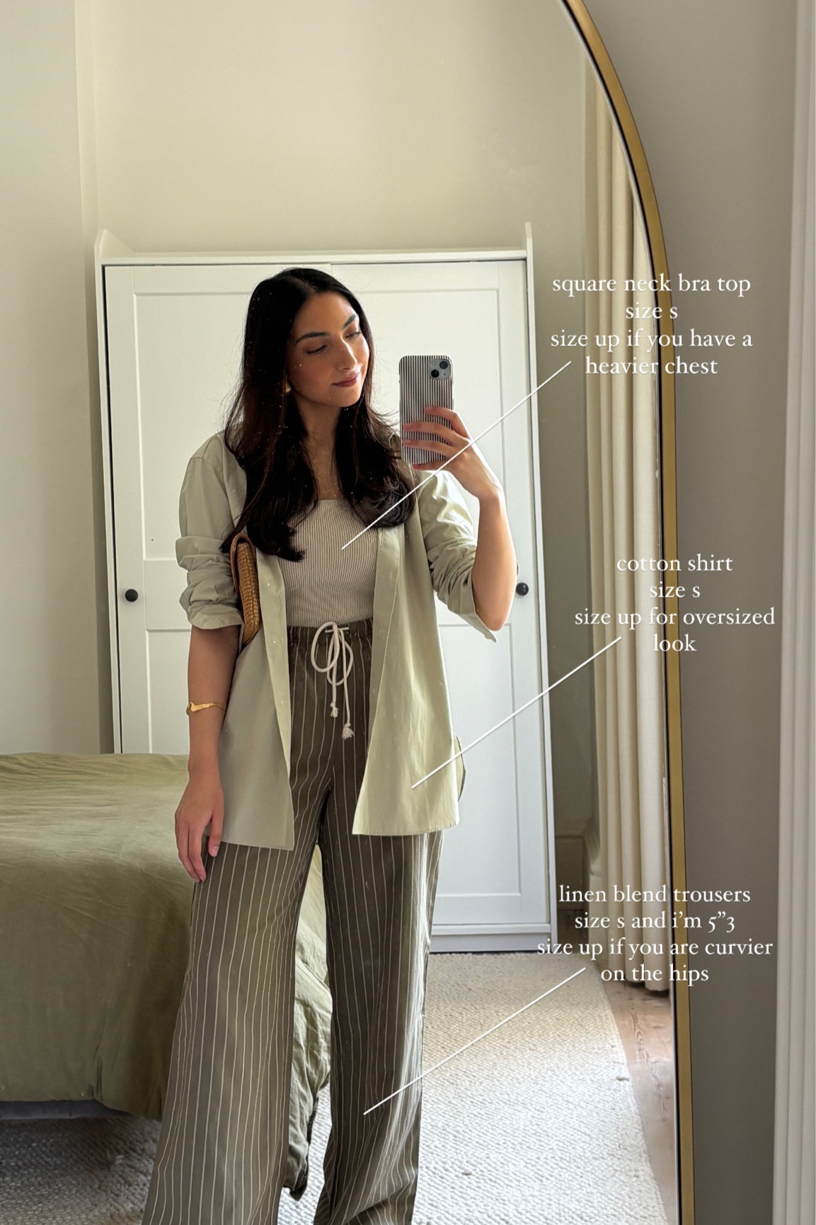 uniqlo, modest fashion, summer fashion, linen shirt, cotton shirt, linen blend trouser, stripe trouser, wide leg linen trouser, bra top, vest top

#LTKfindsunder50 #LTKSeasonal #LTKeurope