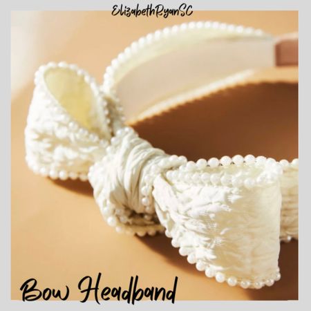 Beautiful white bow headband from Anthropologie! I attached some cute outfit ideas and a few of my other white favorites!🤍

#ltku
#ltktravel
#ltkworkwear

#LTKSeasonal #LTKstyletip #LTKwedding